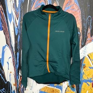 Pearl Izumi Men's Attack Thermal Jersey Dark Spruce/Sunfire NWT
